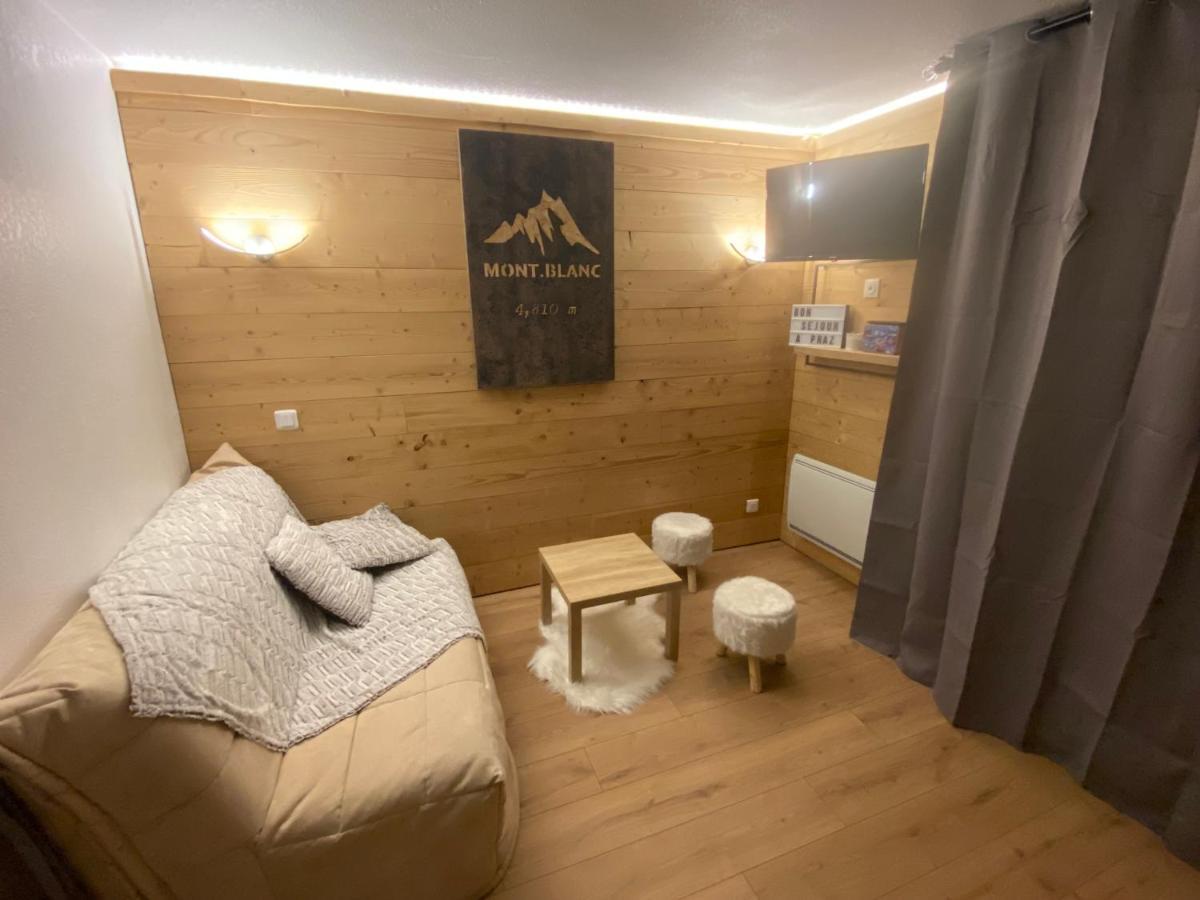 Chaleureux Appartement Renove Ambiance Chalet Praz-sur-Arly Kültér fotó